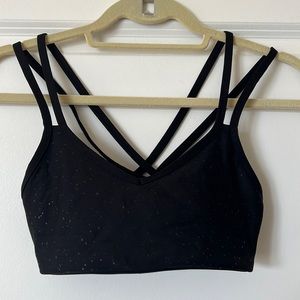 Beyond Yoga sparkle sports bra size small.